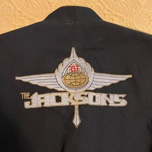 1981 Jacksons tour jacket M Black with Gold trim